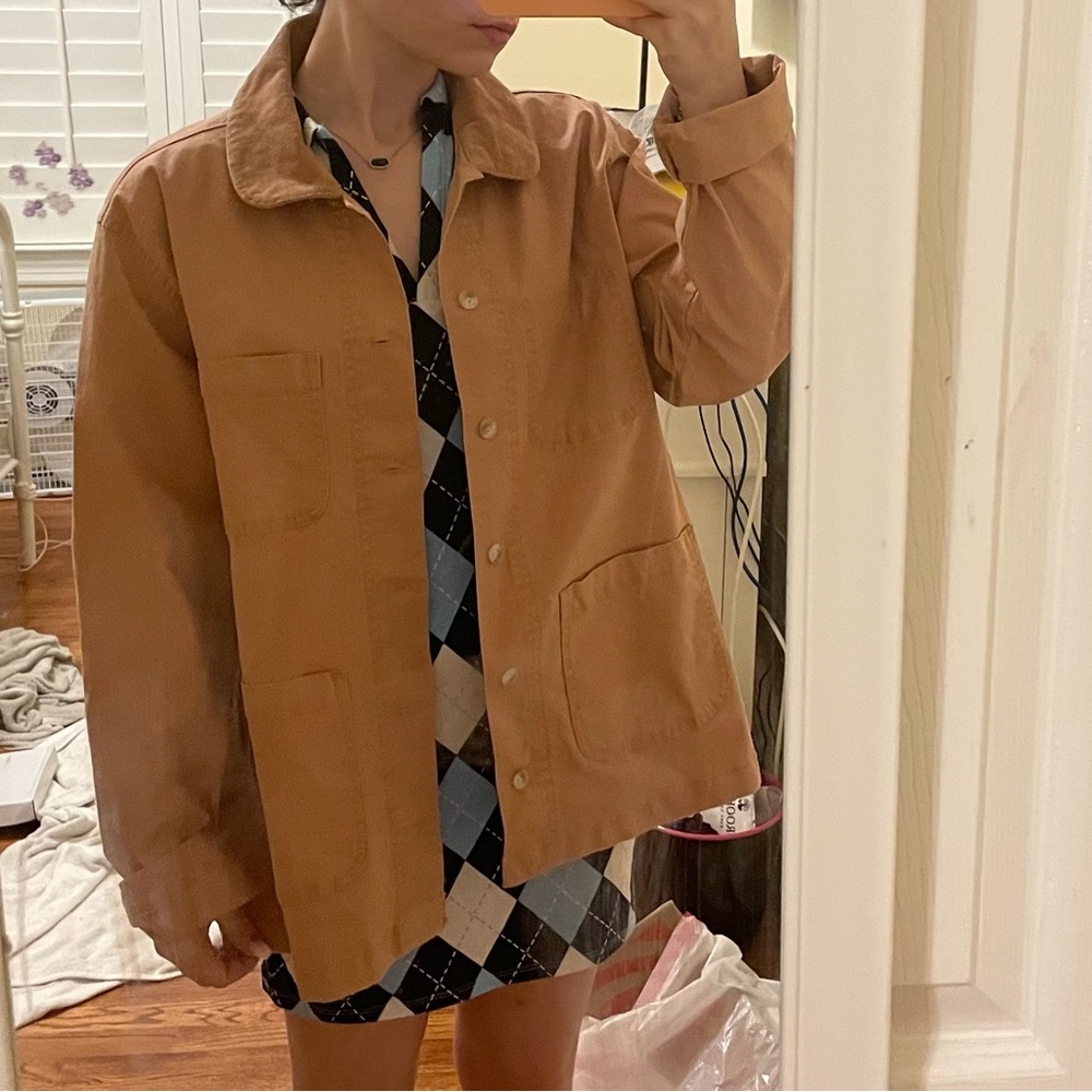 Universal thread large burnt orange jacket